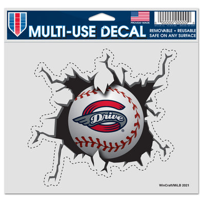 Greenville Drive Wincraft Shattered Glass Multi Use Decal