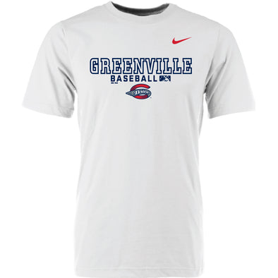 Greenville Drive Nike White Cotton Tee