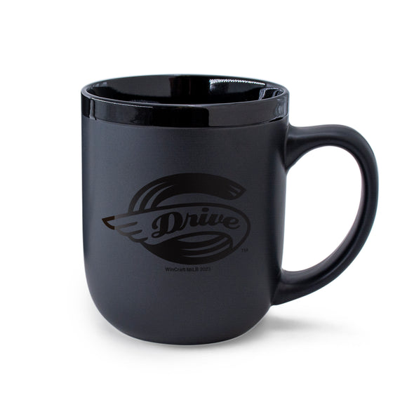 Greenville Drive Wincraft 2 Logo Black Ceramic Mug