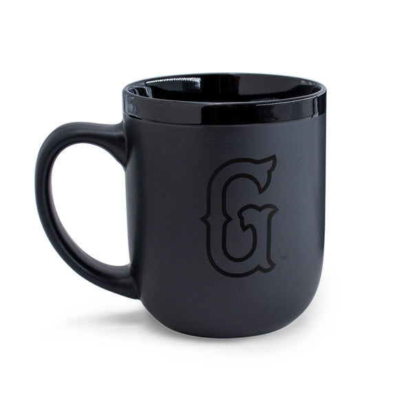 Greenville Drive Wincraft 2 Logo Black Ceramic Mug