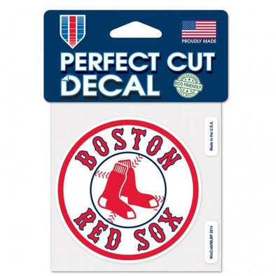 Boston Red Sox Wincraft Red Dangling Socks Circle Decal