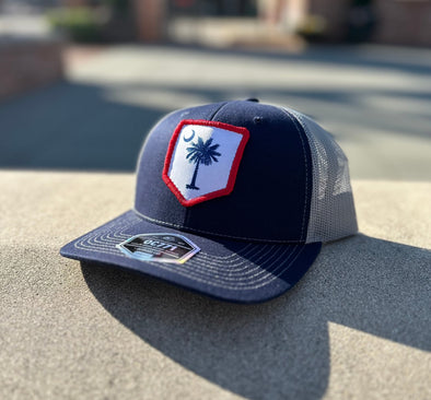 Greenville Drive OC Sport Navy/Gray Palmetto Badge Patch Hat