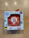 Greenville Drive Red Snowflake Round Ornament