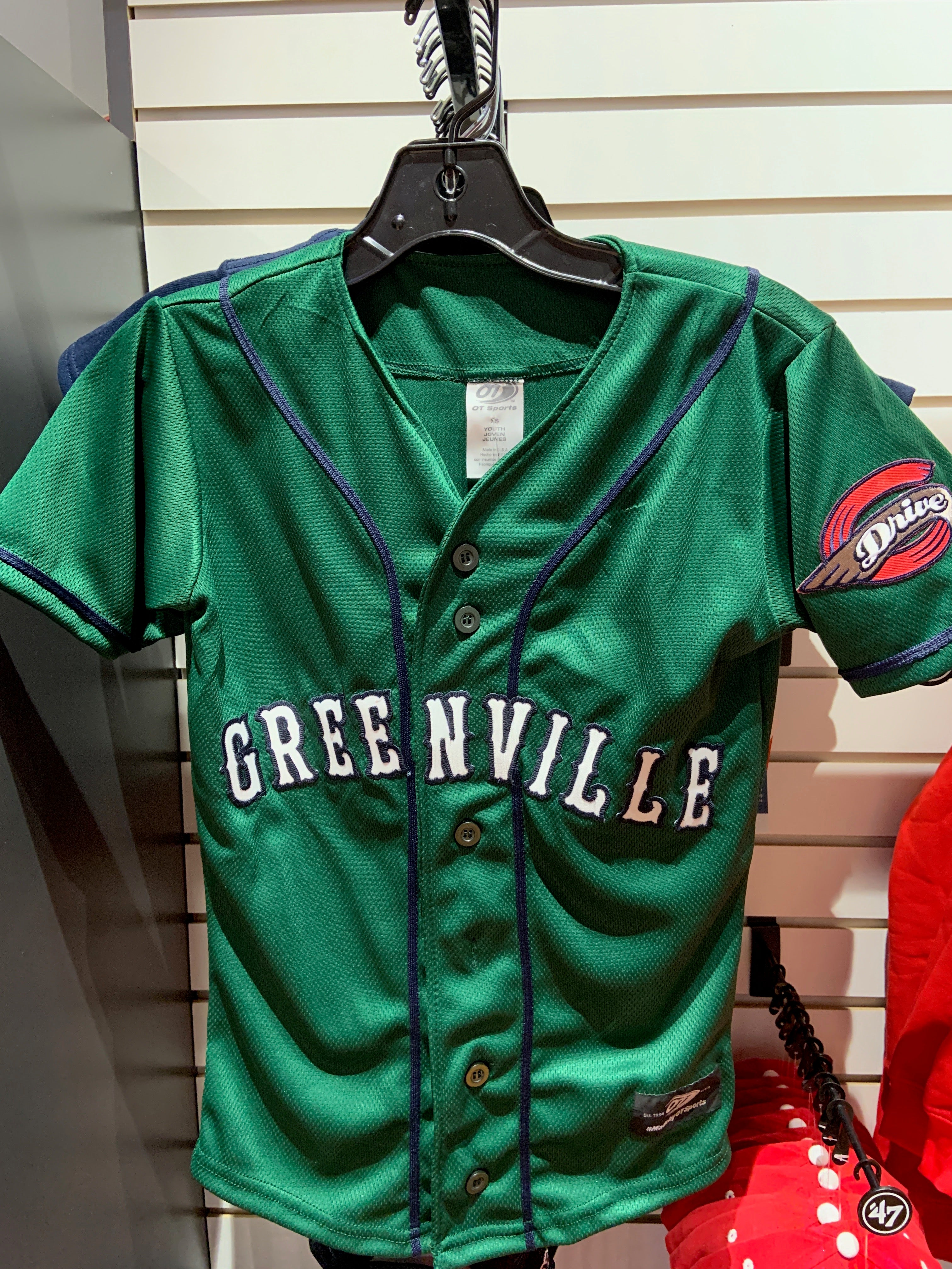 greenville drive jersey