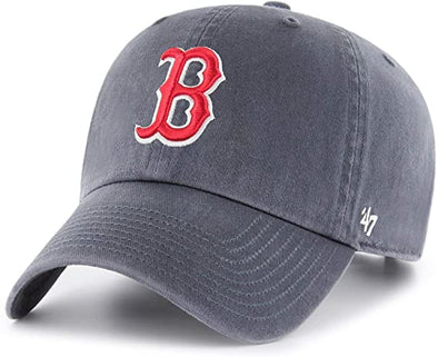 Boston Red Sox Youth 47 Brand Vintage Navy Clean Up Hat with Red B Logo