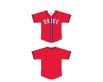 Greenville Drive OT Sports Youth Embroidered Away Replica Jersey