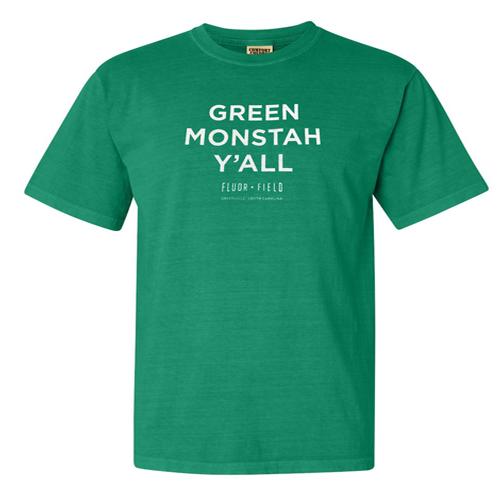 Greenville Drive Green Monstah Y'all Comfort Colors Adult Tee