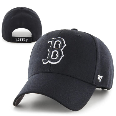 Boston Red Sox 47 Brand Black MVP with White B Logo