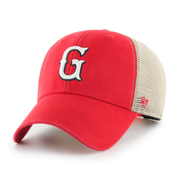 Greenville Drive 47 Brand Red MVP Mesh Hat