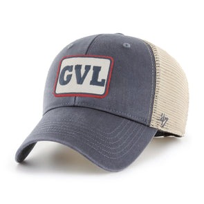 Greenville Drive 47 Brand Vintage Navy MVP Trawler Hat with GVL