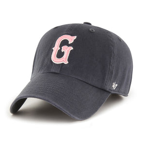 Greenville Drive 47 Brand Women's Navy Clean Up Hat with Pink G Logo
