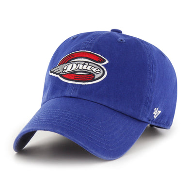 Greenville Drive 47 Brand Youth Royal Clean Up Hat with Primary Logo