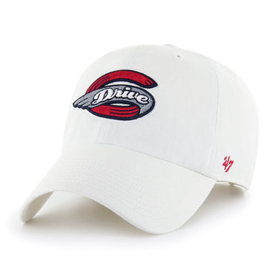 Greenville Drive 47 Brand White Clean Up Hat with Primary