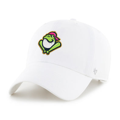 Greenville Drive 47 Brand White Copa Ranas de Rio Clean Up Hat