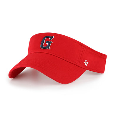 Greenville Drive 47 Brand Red Visor with G Logo
