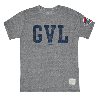 Greenville Drive Retro Brand Gray TriBlend GVL Tee
