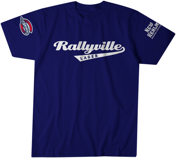 Greenville Drive New Realm Rallyville Navy Cobranded Tee