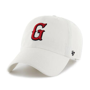 Greenville Drive 47 Brand White Clean Up Hat with Red G Logo