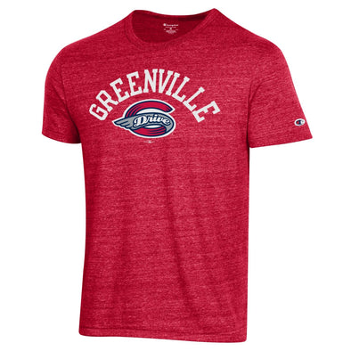 Greenville Drive Champion Red Triblend Tee