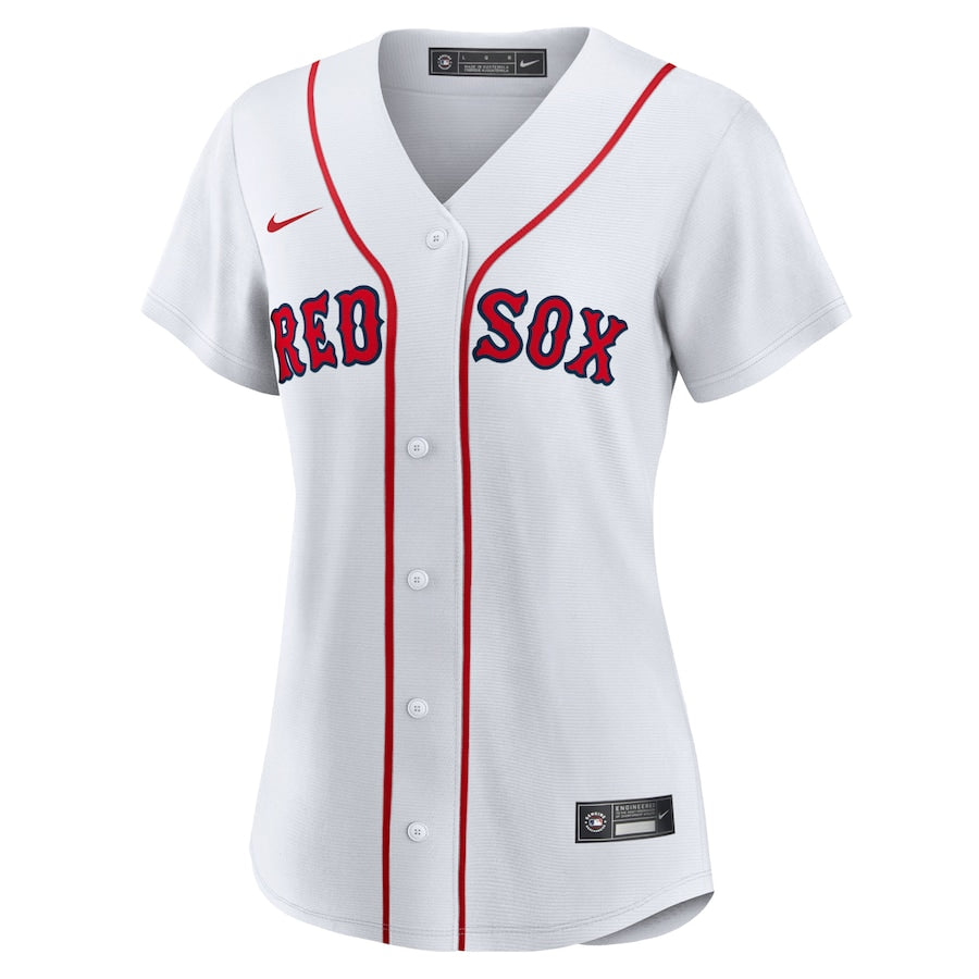 Nike MLB Boston Red Sox (Enrique Hernandez) Women's Replica Baseball Jersey - White M (8-10)