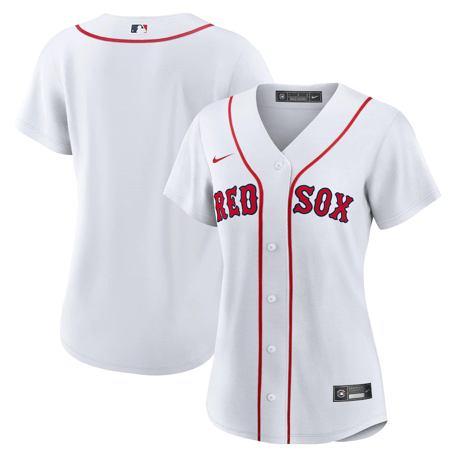 Boston Red Sox Women s Nike White On Field Home Replica Jersey